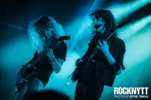 BLOODSTAIN performing live in Norrköping, Sweden, on October 15, 2025, during the Dark Tranquillity “Burn Through Sweden” tour. Photo by Effie Trikili for Rocknytt.