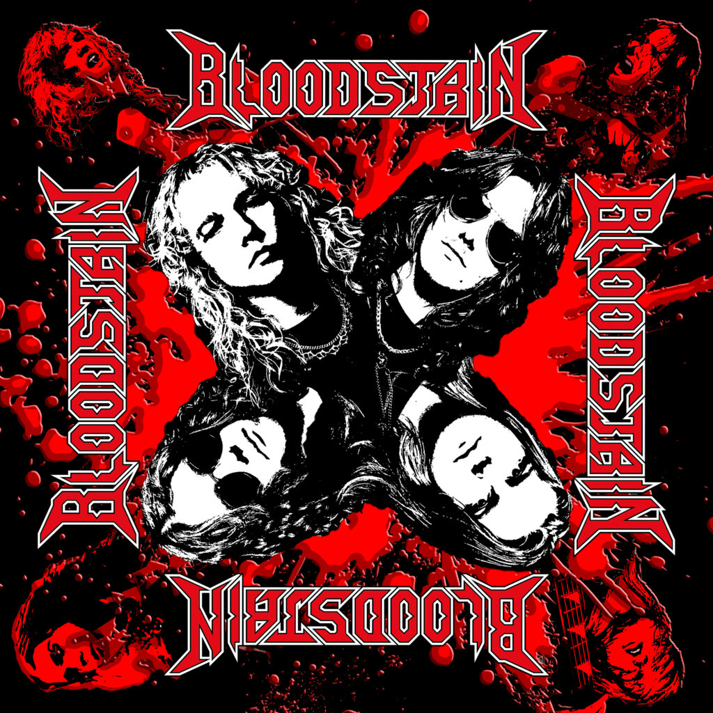 Bloodstain self-titled debut album cover artwork